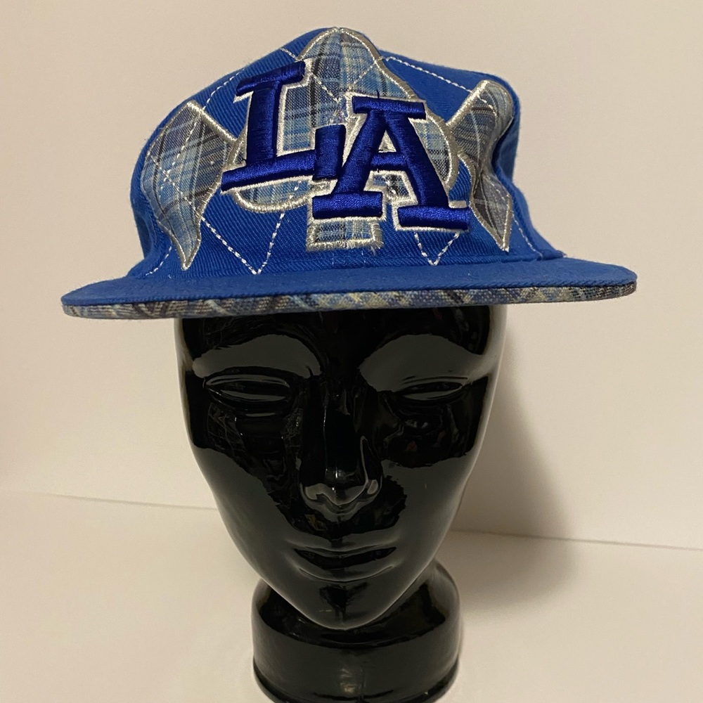 LA baseball fitted cap
